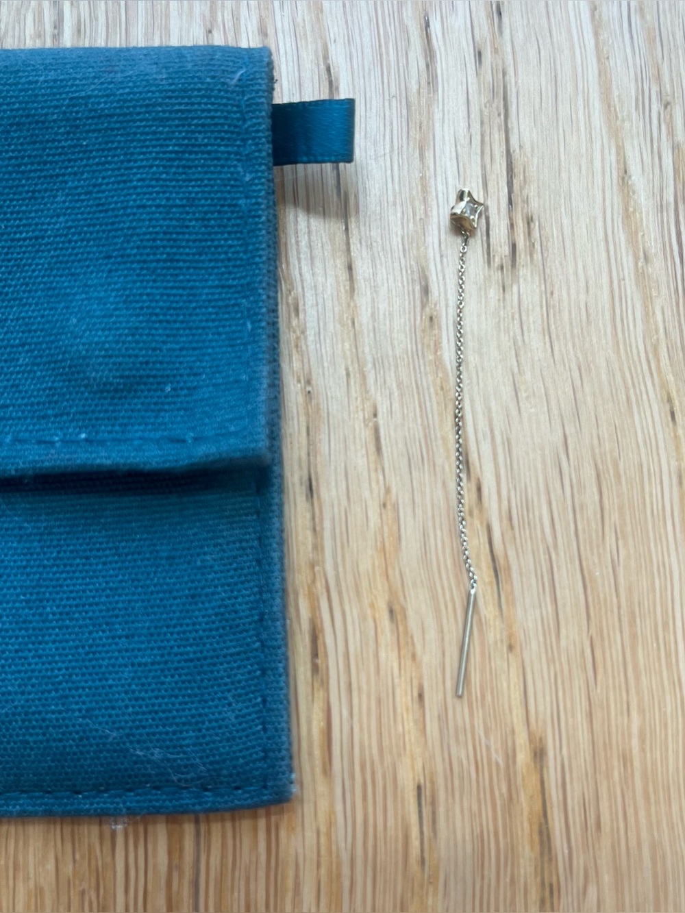 3/$15 Ana Luisa Gold Single Star Threader Earring